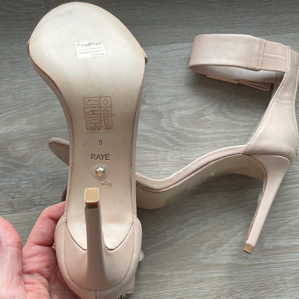 RAYE Henley Heel Shoes in Nude size 8 - Picture 5 of 8